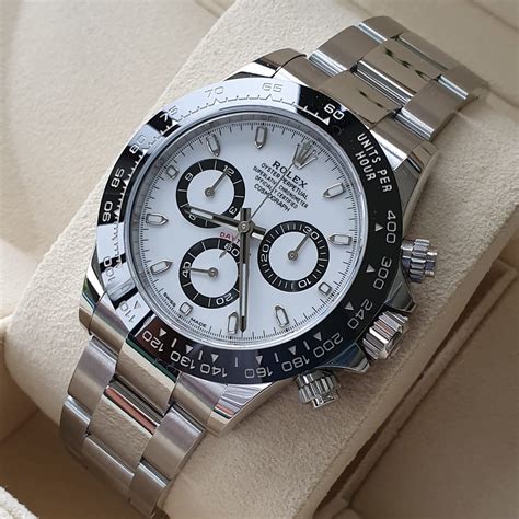 daytona white face|40mm rolex daytona.